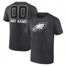 Футболка Philadelphia Eagles Monochrome Personalized - Charcoal