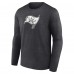 Именная футболка с длинным рукавом Tampa Bay Buccaneers Monochrome - Charcoal