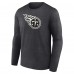 Именная футболка с длинным рукавом Tennessee Titans Monochrome - Charcoal