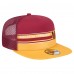 Бейсболка Washington Commanders New Era Half Stripe Trucker A-Frame 9FIFTY - Burgundy/Gold
