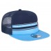 Бейсболка Tennessee Titans New Era Half Stripe Trucker A-Frame 9FIFTY - Navy/Light Blue