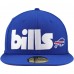 Бейсболка Buffalo Bills New Era Checkered Undervisor 59FIFTY Fitted - Royal