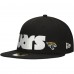 Бейсболка Jacksonville Jaguars New Era Checkered Undervisor 59FIFTY - Black