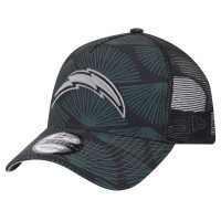 Бейсболка Los Angeles Chargers New Era Black Agave Trucker 9FORTY