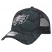 Бейсболка Philadelphia Eagles New Era Agave Trucker 9FORTY - Black