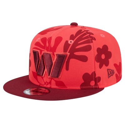 Бейсболка Washington Commanders New Era Leafy 9FIFTY - Burgundy