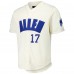 Buffalo Bills Josh Allen Pro Standard Cream Name & Number Triple Tonal Button-Up Baseball Jersey