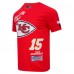 Футболка Patrick Mahomes Kansas City Chiefs Pro Standard Fast Lane Name & Number Player - Red