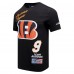 Футболка Joe Burrow Cincinnati Bengals Pro Standard Fast Lane Name & Number Player - Black