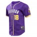 Рубашка с коротким рукавом Justin Jefferson Minnesota Vikings Pro Standard Mesh - Purple