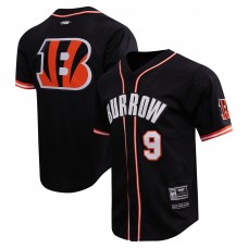 Рубашка с коротким рукавом Joe Burrow Cincinnati Bengals Pro Standard Mesh - Black