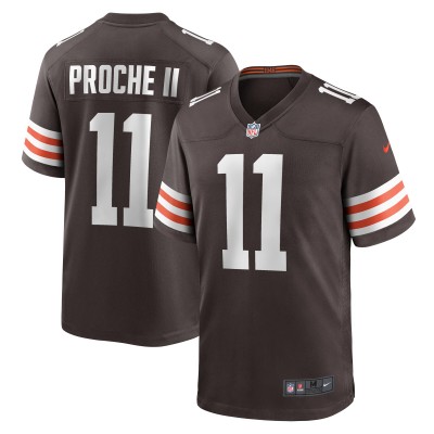 Игровая джерси James Proche II Cleveland Browns Nike Game - Brown