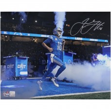 Jared Goff Detroit Lions Autographed Fanatics Authentic 16 x 20 Tunnel Entrance Photograph