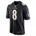 Игровая джерси Lamar Jackson Baltimore Ravens Nike Alternate Game -  Black