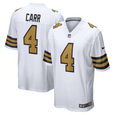 Игровая джерси Derek Carr New Orleans Saints Nike Alternate Game -  White