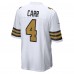 Игровая джерси Derek Carr New Orleans Saints Nike Alternate Game -  White