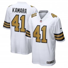 Игровая джерси Alvin Kamara New Orleans Saints Nike Alternate Game -  White