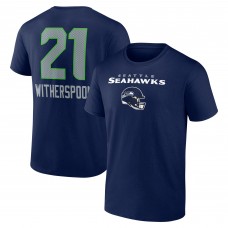 Футболка Devon Witherspoon Seattle Seahawks Team Wordmark Player Name & Number - College Navy