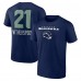 Футболка Devon Witherspoon Seattle Seahawks Team Wordmark Player Name & Number - College Navy