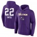 Minnesota Vikings Harrison Smith Purple Team Wordmark Player Name & Number Pullover Hoodie