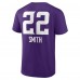 Футболка Harrison Smith Minnesota Vikings Team Wordmark Player Name & Number - Purple