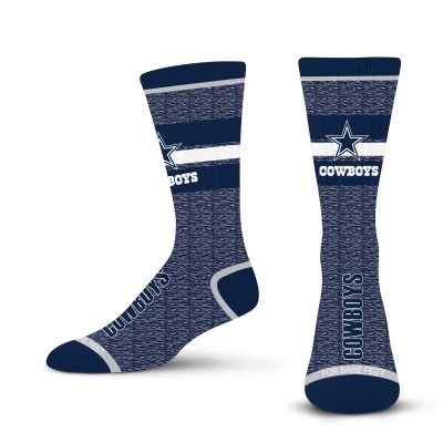 Unisex Dallas Cowboys For Bare Feet Navy Spotlight Crew Socks