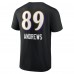 Футболка Mark Andrews Baltimore Ravens Team Wordmark Player Name & Number - Black