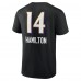 Футболка Kyle Hamilton Baltimore Ravens Team Wordmark Player Name & Number - Black