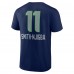 Футболка Jaxon Smith-Njigba Seattle Seahawks Team Wordmark Player Name & Number - College Navy
