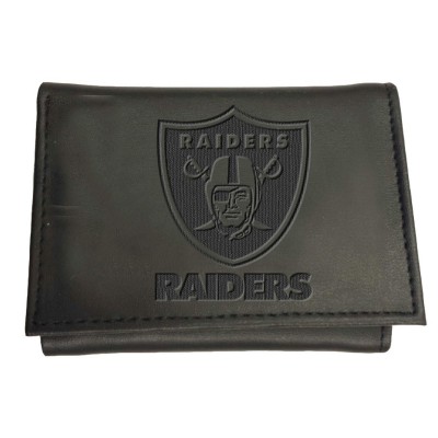 Las Vegas Raiders Black Hybrid Tri-Fold Wallet