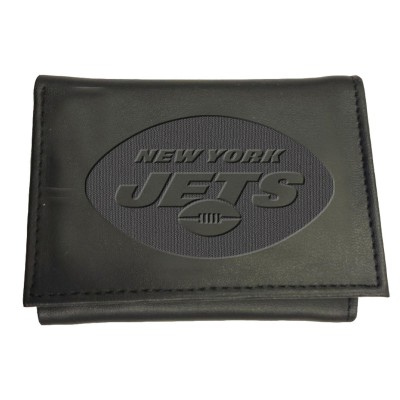 New York Jets Black Hybrid Tri-Fold Wallet