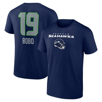 Футболка Jake Bobo Seattle Seahawks Team Wordmark Player Name & Number - College Navy