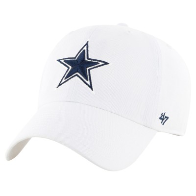 Бейсболка Dallas Cowboys 47 White Clean Up Primary