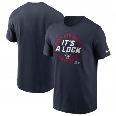 Футболка Houston Texans Nike 2023 AFC South Division Champions Locker Room Trophy Collection - Navy