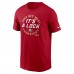 Футболка San Francisco 49ers Nike 2023 NFC West Division Champions Locker Room Trophy Collection - Scarlet