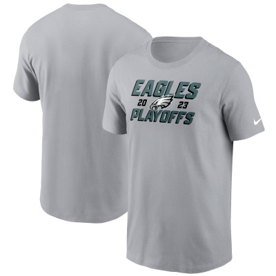 Футболка Philadelphia Eagles Nike 2023 NFL Playoffs Iconic - Gray