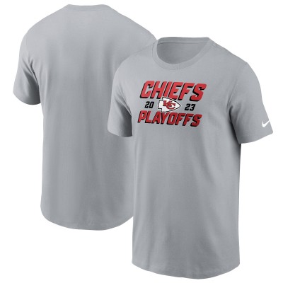 Футболка Kansas City Chiefs Nike 2023 NFL Playoffs Iconic - Gray