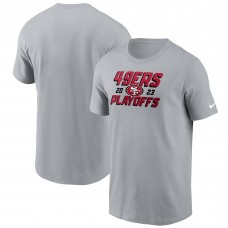 Футболка San Francisco 49ers Nike 2023 NFL Playoffs Iconic&nbsp;– Gray