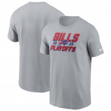 Футболка Buffalo Bills Nike 2023 NFL Playoffs Iconic - Gray
