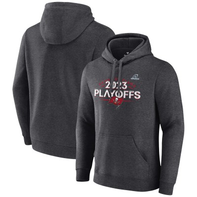 Толстовка Tampa Bay Buccaneers 2023 NFL Playoffs Fleece - Heather Charcoal