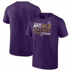 Футболка Baltimore Ravens 2023 AFC North Division Champions Conquer - Purple