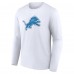 Футболка с длинным рукавом Detroit Lions Primary Logo - White