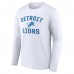 Футболка с длинным рукавом Detroit Lions Victory Arch - White