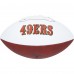 Joe Montana San Francisco 49ers Autographed Fanatics Authentic White Panel Football with 4-0 in SB Inscription