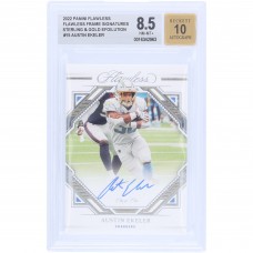 Austin Ekeler Los Angeles Chargers Autographed 2022 Panini Flawless Sterling & Gold Efoilution #FFS-AE #1/1 BGS Authenticated 8.5/10 Card