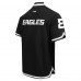 Куртка на кнопках Philadelphia Eagles Pro Standard Classic Warm-Up Short Sleeve - Black