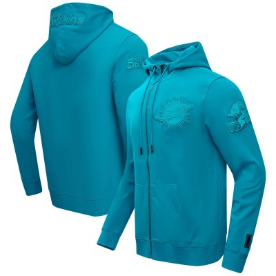 Толстовка на молнии Miami Dolphins Pro Standard Triple Tonal - Aqua