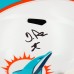 De’Von Achane Miami Dolphins Autographed Fanatics Authentic Riddell Speed Replica Helmet