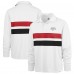 Atlanta Falcons 47 White Sundays Clubhouse Knox Thames Long Sleeve Rugby Polo