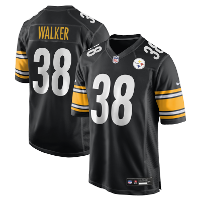 Джерси Pittsburgh Steelers Mykal Walker Nike Black Team Game